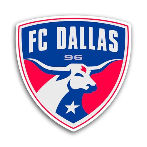2 (Pieces) 3" and 5" FC D@llas Sticker, Waterproof Vinyl Decals for Many Purpose Like Cars, Trucks,