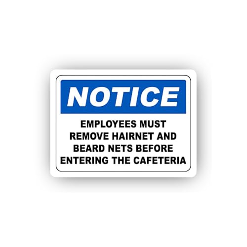 2 (Pieces) 3" and 5" Cafeteria Entry Gear Removal Sticker, Waterproof Vinyl Decals for Many Purpose
