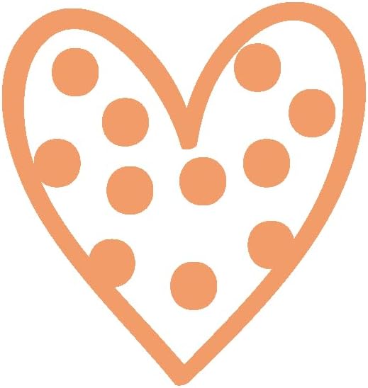 Inspirational Quote Dotted Heart Motivational Sticker Vinyl Decal Motivation Stickers- 5" Vinyl Sticker Waterproof