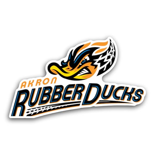2 (Pieces) 3" and 5" Rubb3r Ducks Logo Sticker, Waterproof Vinyl Decals for Many Purpose Like Cars,