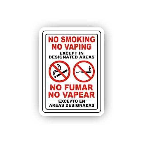 2 (Pieces) 3" and 5" Spanish Language Safety Wear Notice Sticker, Waterproof Vinyl Decals for Many P
