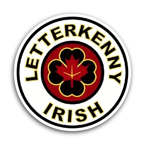 2 (Pieces) 3" and 5" L3tterkenny Irish Sticker, Waterproof Vinyl Decals for Many Purpose Like Cars,