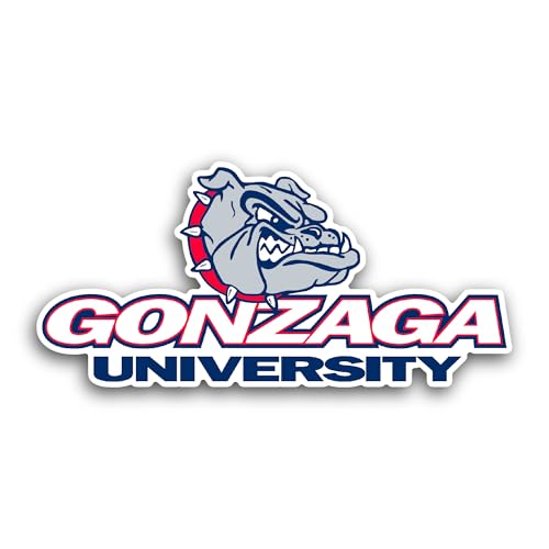 2 (Pieces) 3" and 5" G0nzaga University Sticker, Waterproof Vinyl Decals for Many Purpose Like Cars,