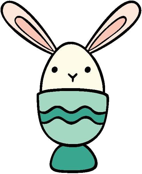 Inspirational Quote "Bunny Eggs Pair" Motivational Sticker Vinyl Decal Motivation Stickers- 5" Vinyl Sticker Waterproof
