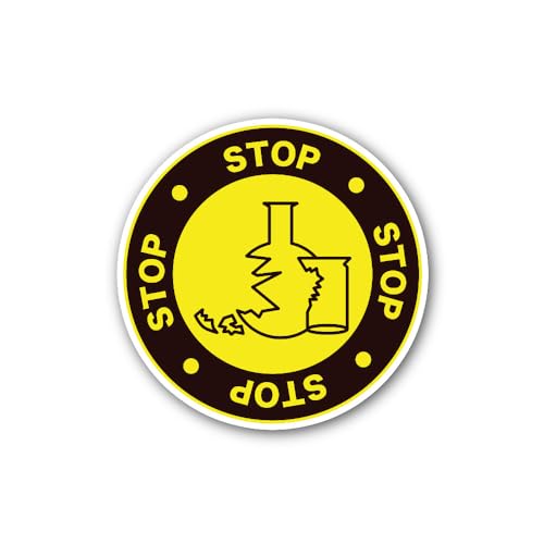 2 (Pieces) 3" and 5" Laboratories Sign Sticker, Waterproof Vinyl Decals for Many Purpose Like Cars,