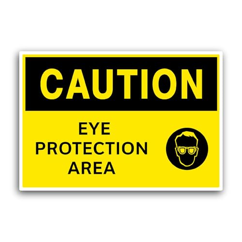 2 (Pieces) 3" and 5" Eye Protection Sticker, Waterproof Vinyl Decals for Many Purpose Like Cars, Tru