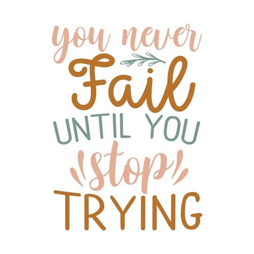 2 (Pieces) 3" and 5" Stickers n Decals 45596 - Motivational Sticker Vinyl Decal Sticker, Waterproof