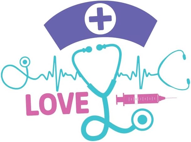 Inspirational Quote "Love with Heart Beat Style" Motivational Sticker Vinyl Decal Motivation Stickers- 5" Vinyl Sticker Waterproof