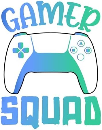 Inspirational Quote Gamer Squad Great Gift Motivational Sticker Vinyl Decal Motivation Stickers- 5" Vinyl Sticker Waterproof