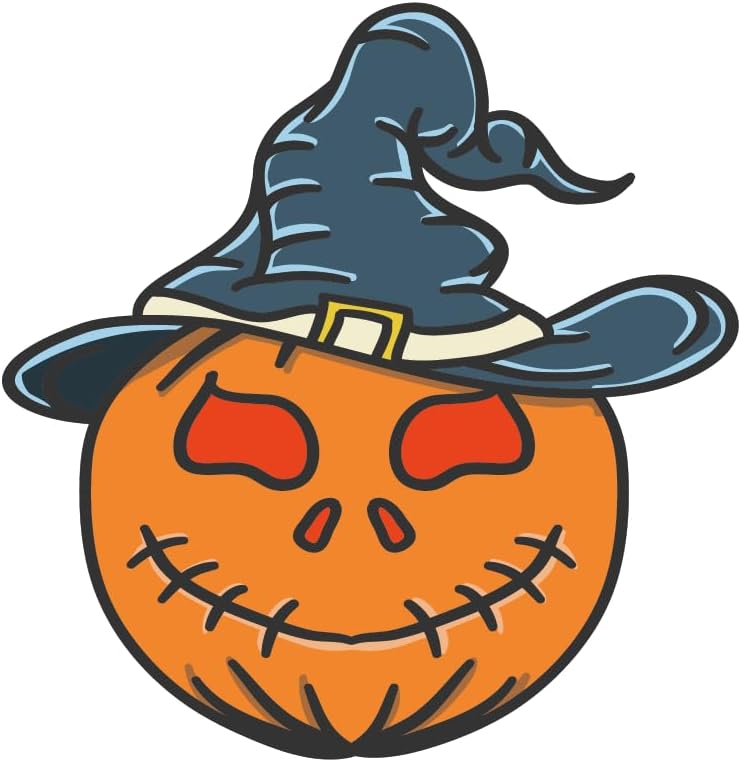 Inspirational Quote Scary Pumpkin Motivational Sticker Vinyl Decal Motivation Stickers- 5" Vinyl Sticker Waterproof