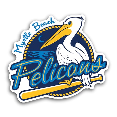 2 (Pieces) 3" and 5" Pel1cans Logo Decal Sticker, Waterproof Vinyl Decals for Many Purpose Like Cars