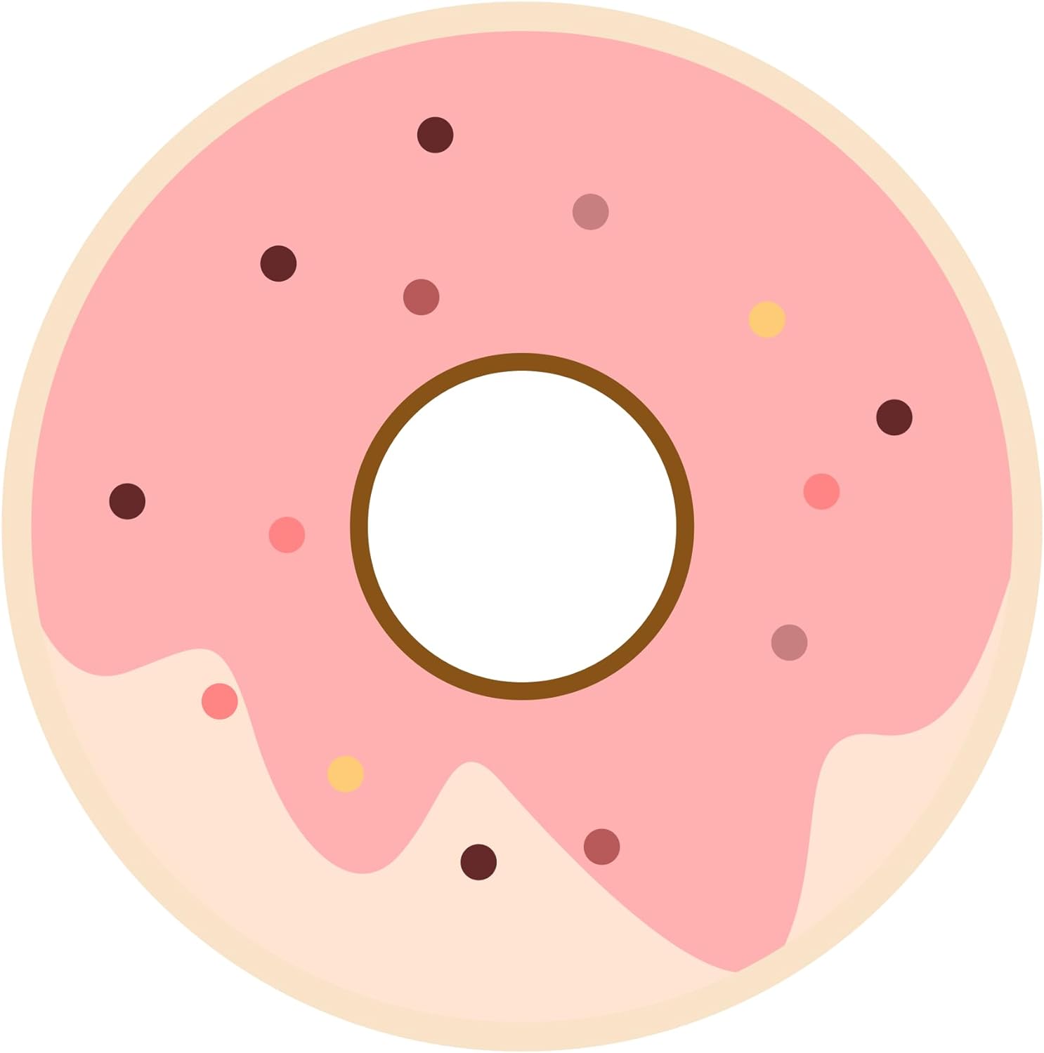 Inspirational Quote Sweet Donut Motivational Sticker Vinyl Decal Motivation Stickers- 5" Vinyl Sticker Waterproof