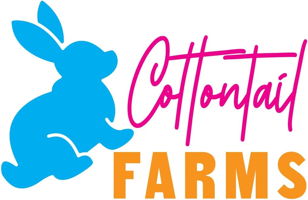 Inspirational Quote "Cotton Tails Farms" Motivational Sticker Vinyl Decal Motivation Stickers- 5" Vinyl Sticker Waterproof