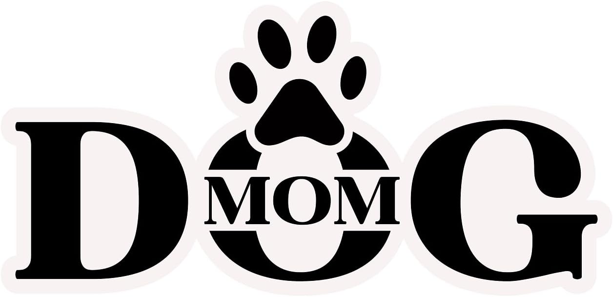 Inspirational Quote "Dog Mom Cool Sticker" Motivational Sticker Vinyl Decal Motivation Stickers- 5" Vinyl Sticker Waterproof