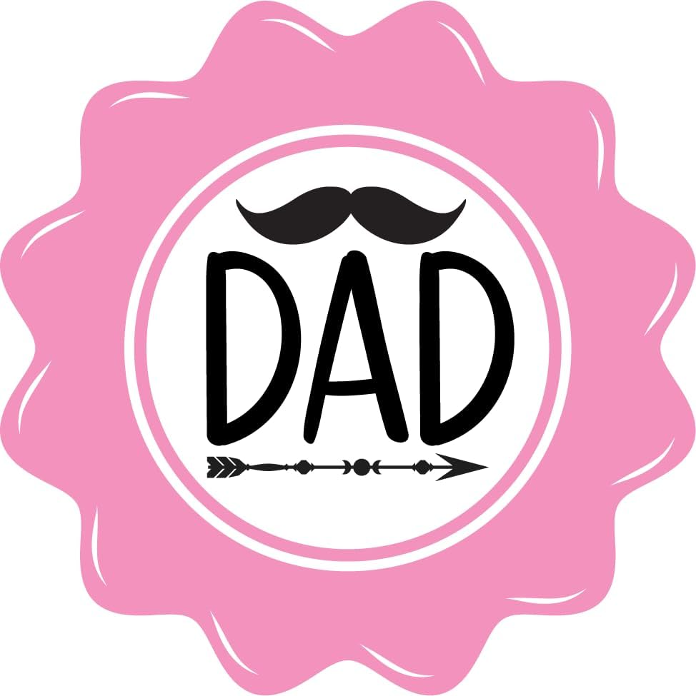 Inspirational Quote "Dad" Motivational Sticker Vinyl Decal Motivation Stickers- 5" Vinyl Sticker Waterproof