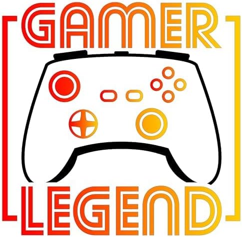Inspirational Quote Gamer Legend Motivational Sticker Vinyl Decal Motivation Stickers- 5" Vinyl Sticker Waterproof