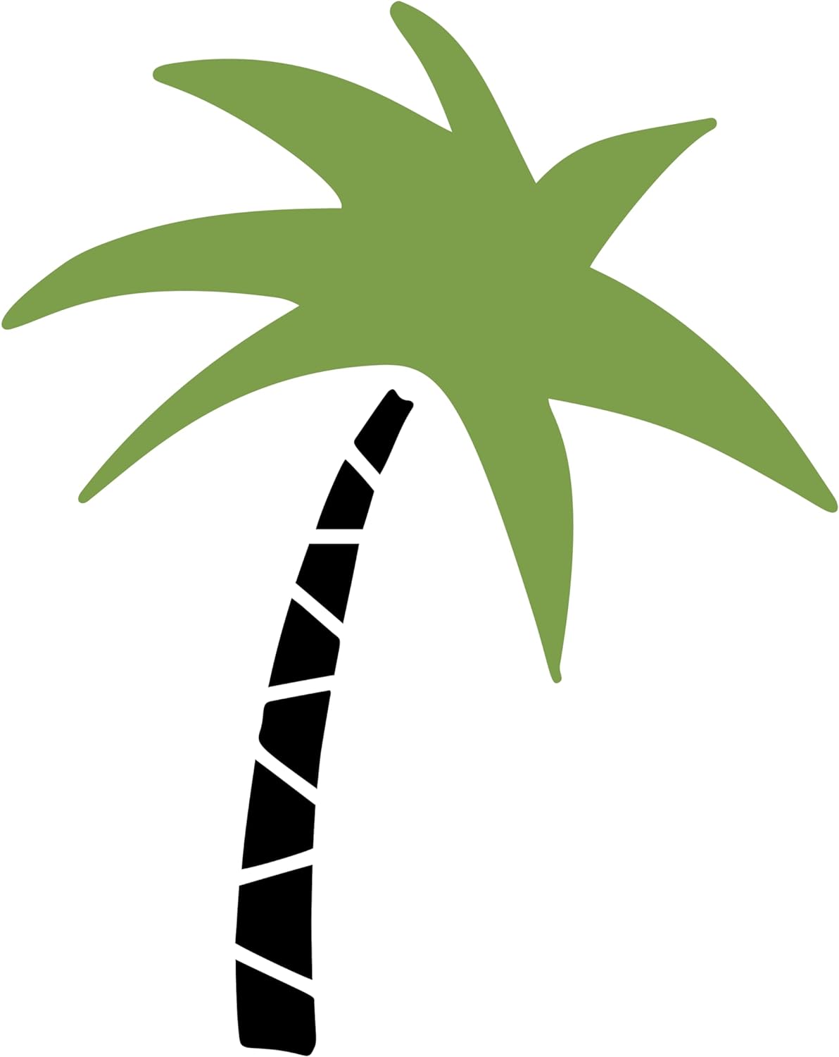 Inspirational Quote "Palm Tree" Motivational Sticker Vinyl Decal Motivation Stickers- 5" Vinyl Sticker Waterproof