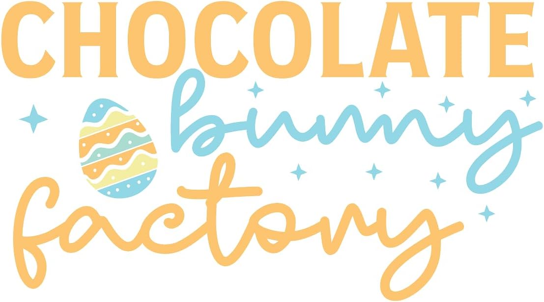 Inspirational Quote "Chocolate Bunny Factory" Motivational Sticker Vinyl Decal Motivation Stickers- 5" Vinyl Sticker Waterproof