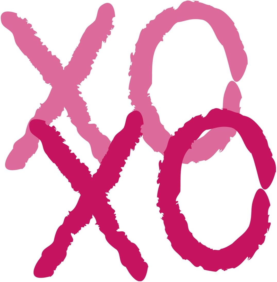 Inspirational Quote XOXO Motivational Sticker Vinyl Decal Motivation Stickers- 5" Vinyl Sticker Waterproof