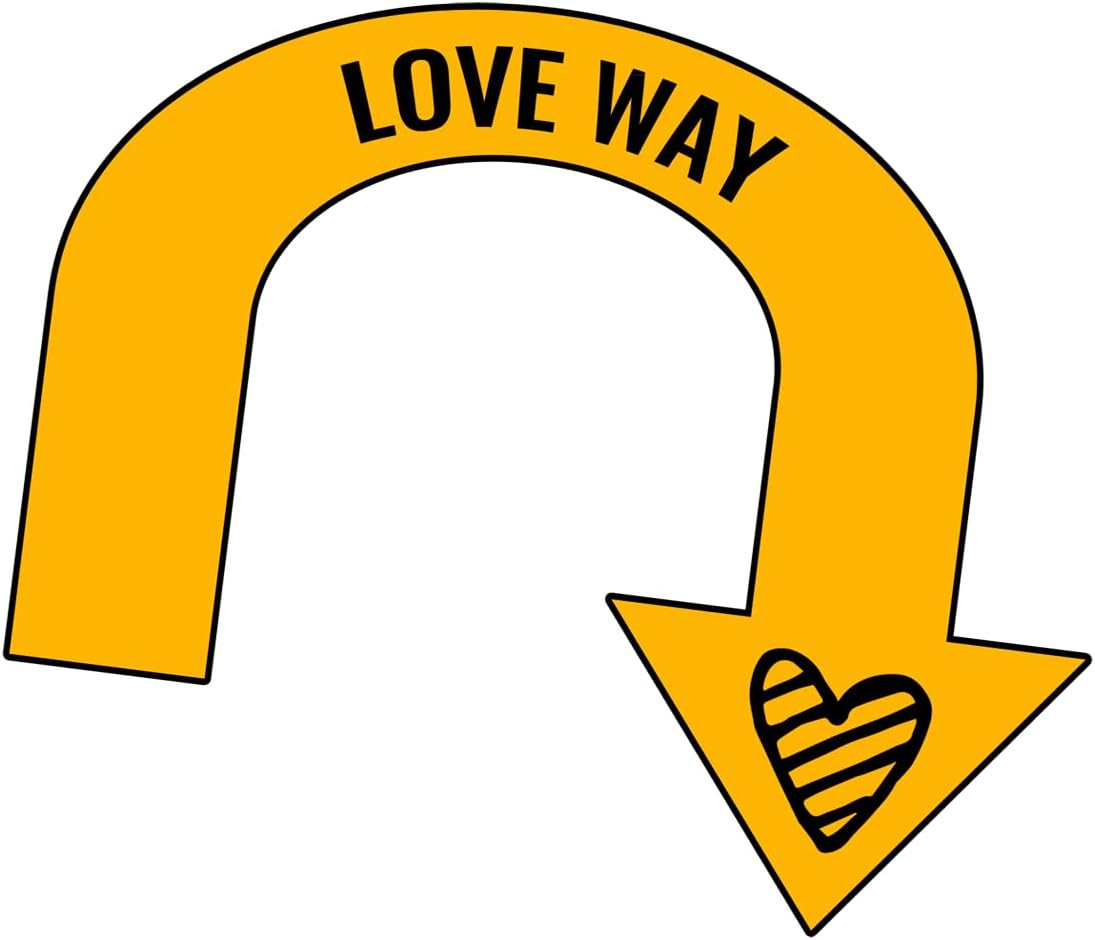 Inspirational Quote Love Way Motivational Sticker Vinyl Decal Motivation Stickers- 5" Vinyl Sticker Waterproof