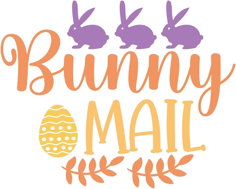 Inspirational Quote "Bunny Mail" Motivational Sticker Vinyl Decal Motivation Stickers- 5" Vinyl Sticker Waterproof