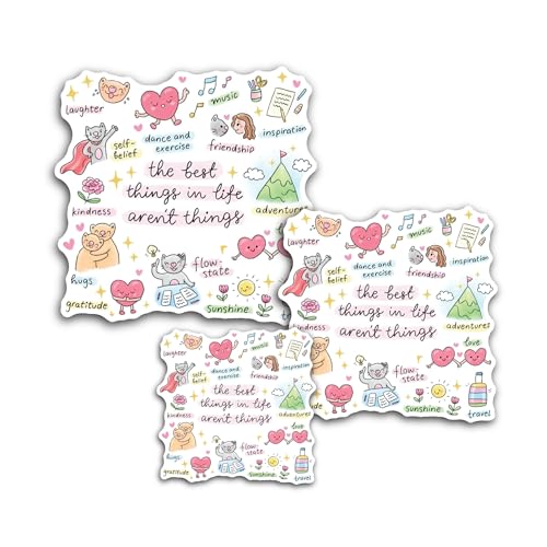 2 (Pieces) 3" and 5" JDM Power Piston Monster Logo Sticker, Waterproof Vinyl Decals for Many Purpose