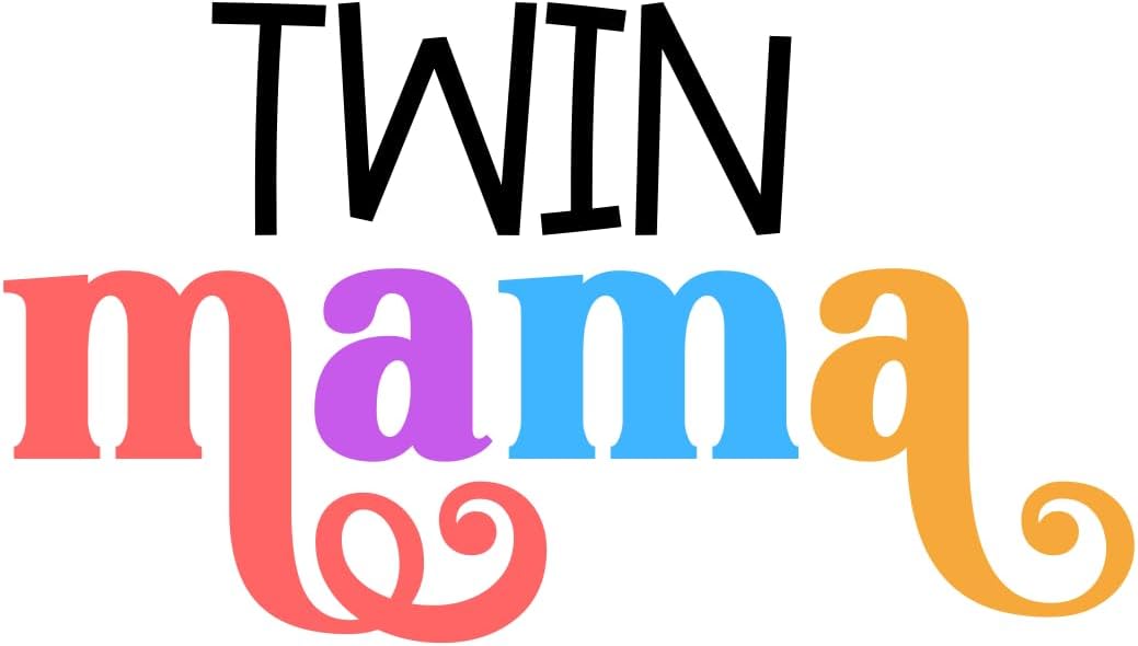 Inspirational Quote "Twin Mama" Motivational Sticker Vinyl Decal Motivation Stickers- 5" Vinyl Sticker Waterproof