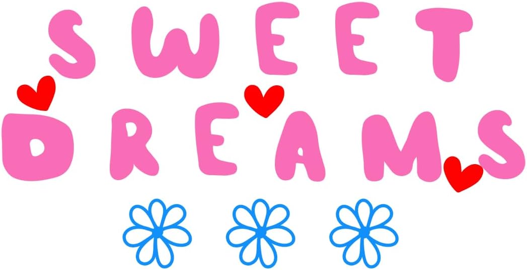 Inspirational Quote Sweet Dreams Motivational Sticker Vinyl Decal Motivation Stickers- 5" Vinyl Sticker Waterproof