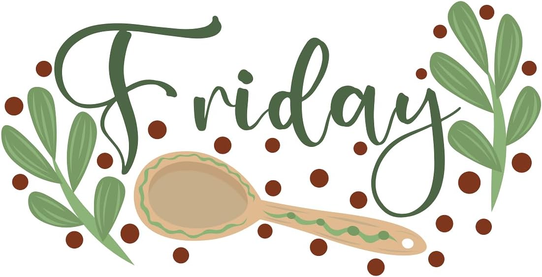 Inspirational Quote Friday Spoon Sticker Motivational Sticker Vinyl Decal Motivation Stickers- 5" Vinyl Sticker Waterproof