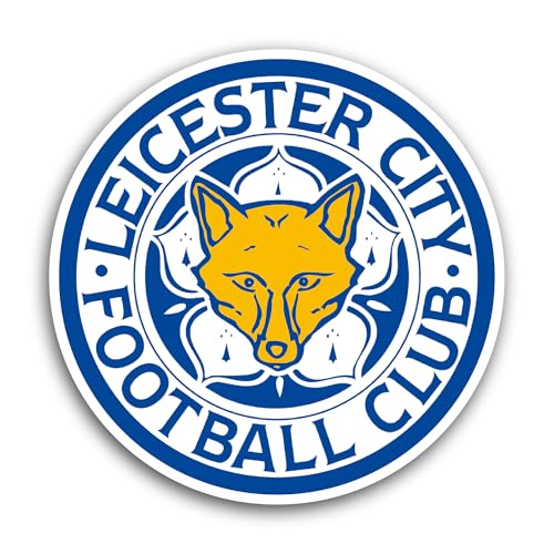 2 (Pieces) 3" and 5" Leic3ster City Sticker, Waterproof Vinyl Decals for Many Purpose Like Cars, Tru