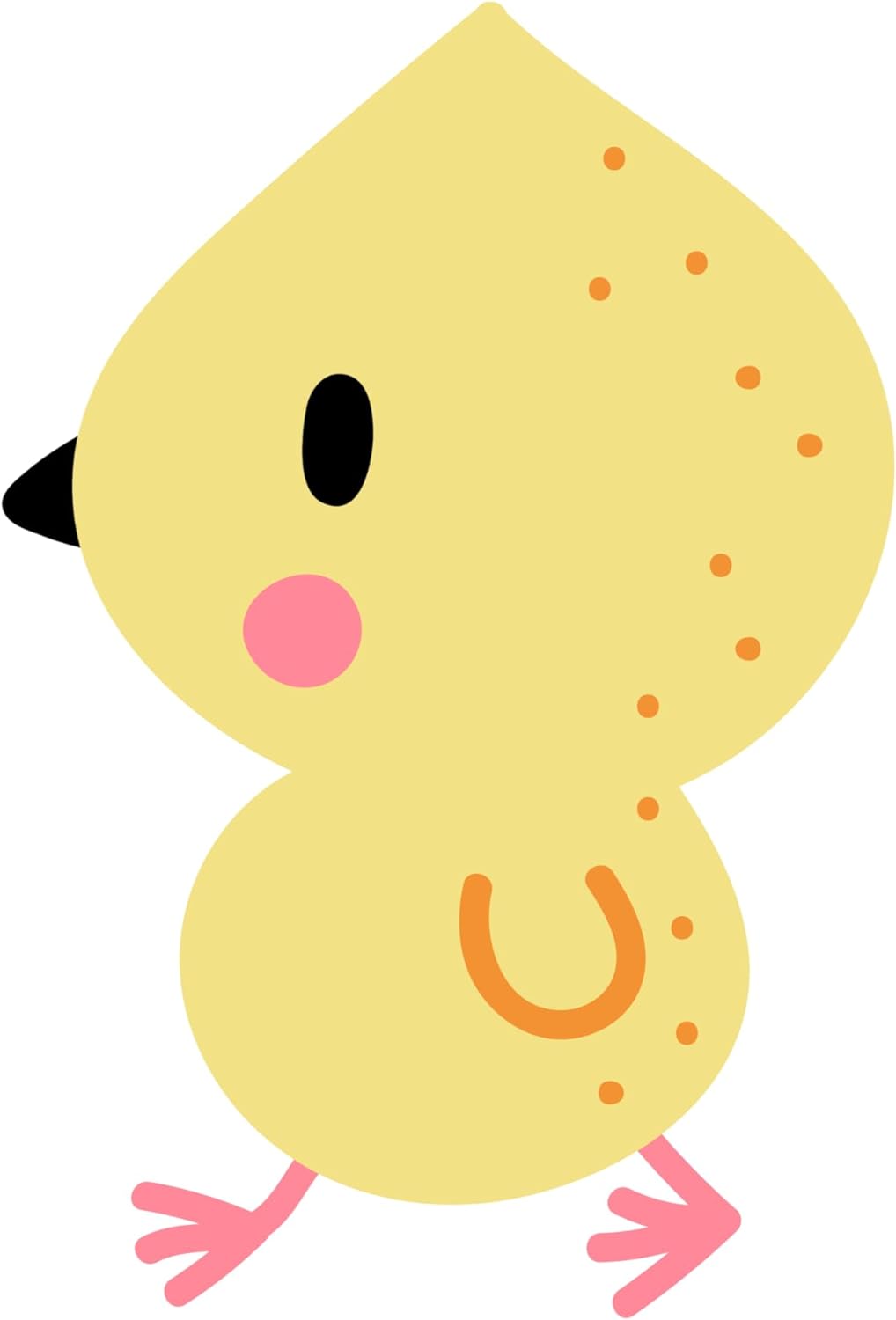 Inspirational Quote "Cute Little Chicken" Motivational Sticker Vinyl Decal Motivation Stickers- 5" Vinyl Sticker Waterproof