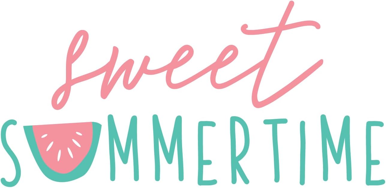 Inspirational Quote "Sweet Summer Time" Motivational Sticker Vinyl Decal Motivation Stickers- 5" Vinyl Sticker Waterproof