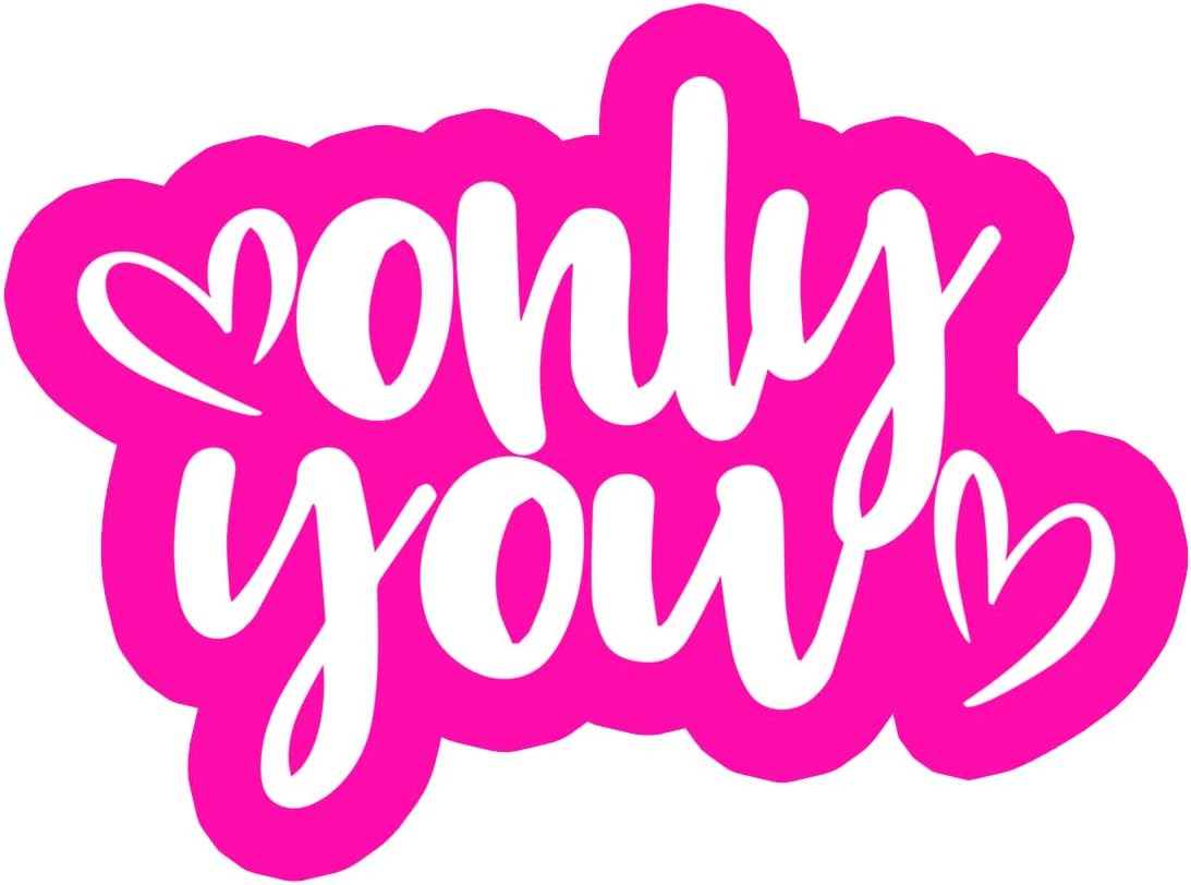 Inspirational Quote Only You Motivational Sticker Vinyl Decal Motivation Stickers- 5" Vinyl Sticker Waterproof