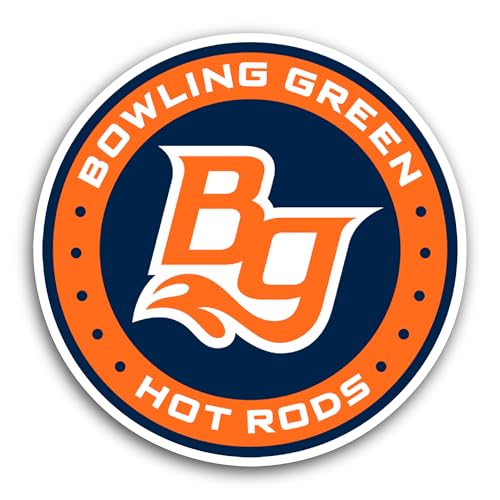 2 (Pieces) 3" and 5" Bowling Green H0t Rods Sticker, Waterproof Vinyl Decals for Many Purpose Like C