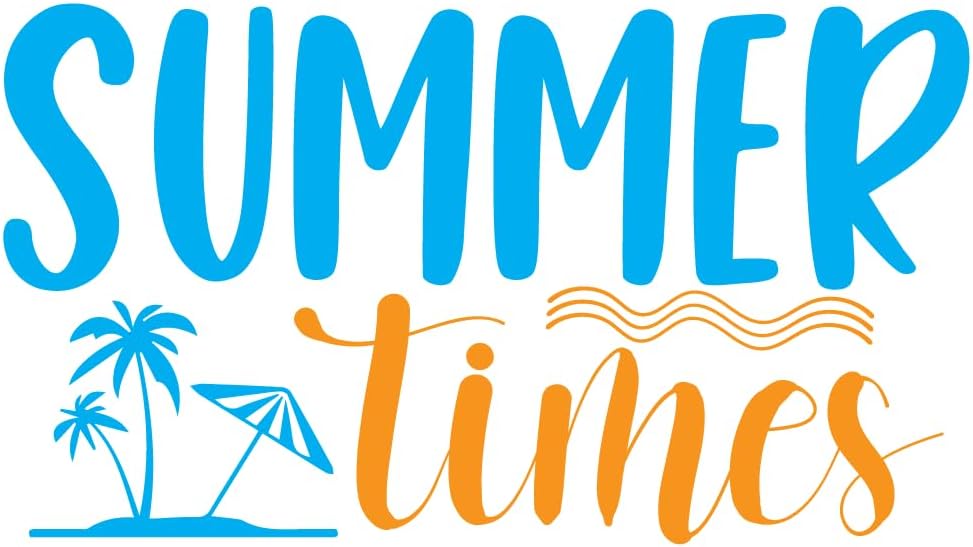 Inspirational Quote "Summer Times" Motivational Sticker Vinyl Decal Motivation Stickers- 5" Vinyl Sticker Waterproof