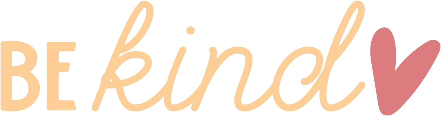 Inspirational Quote "Be Kind" Motivational Sticker Vinyl Decal - 5" Vinyl Sticker Waterproof