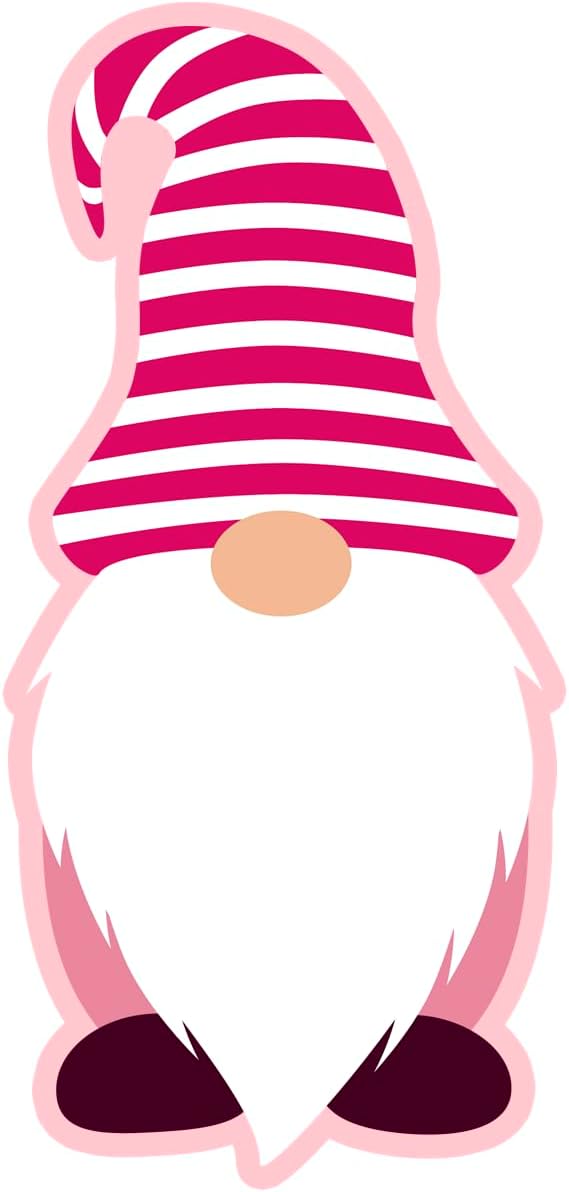 Inspirational Quote Cute Christmas Gnome Motivational Sticker Vinyl Decal Motivation Stickers- 5" Vinyl Sticker Waterproof