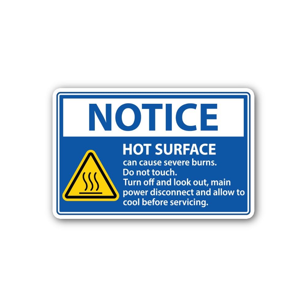 2 (Pieces) 3" and 5" N@TICE Sticker, Waterproof Vinyl Decals for Many Purpose Like Cars, Trucks, Lap