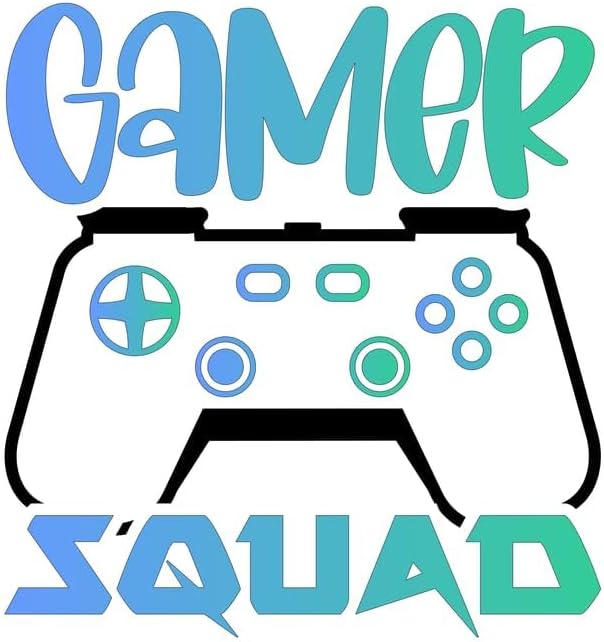Inspirational Quote Gamer Squad Motivational Sticker Vinyl Decal Motivation Stickers- 5" Vinyl Sticker Waterproof