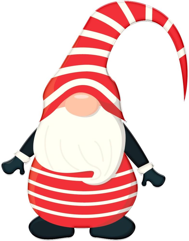 Inspirational Quote Santa with Lining Long Hat Motivational Sticker Vinyl Decal Motivation Stickers- 5" Vinyl Sticker Waterproof