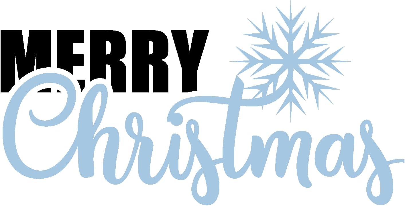 Inspirational Quote Merry Christmas, Motivational Sticker - Vinyl Decal Motivation Stickers- 5" Vinyl Sticker Waterproof