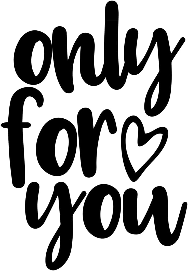 Inspirational Quote Only for You Motivational Sticker Vinyl Decal Motivation Stickers- 5" Vinyl Sticker Waterproof