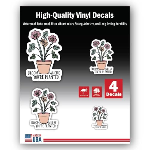 2 (Pieces) 3" and 5" Stickers n Decals Let's Do This - Motivational Sticker Vinyl Decal Sticker, Wat