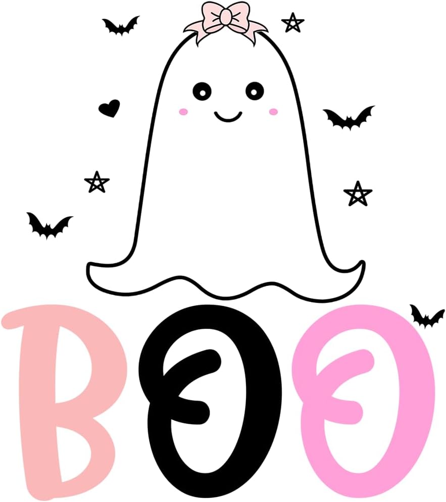 Inspirational Quote Cute Ghost Boo Motivational Sticker Vinyl Decal Motivation Stickers- 5" Vinyl Sticker Waterproof