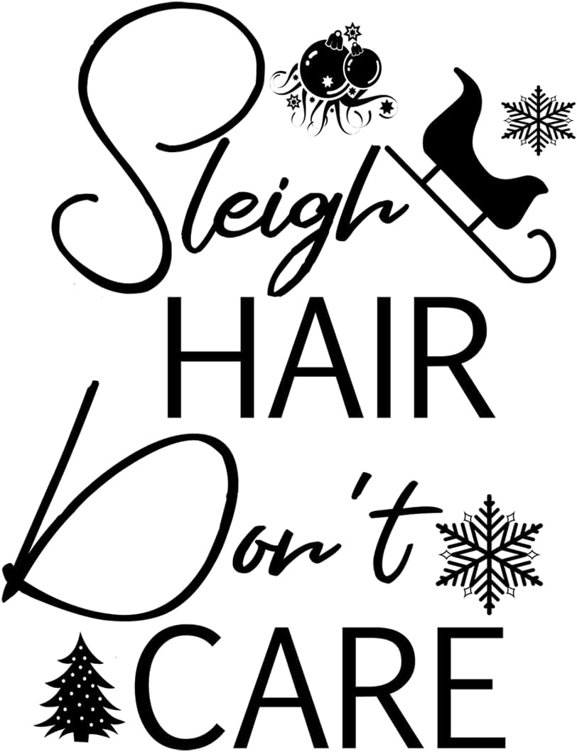Inspirational Quote Steigh Hair Don't Care Motivational Sticker Vinyl Decal Motivation Stickers- 5" Vinyl Sticker Waterproof