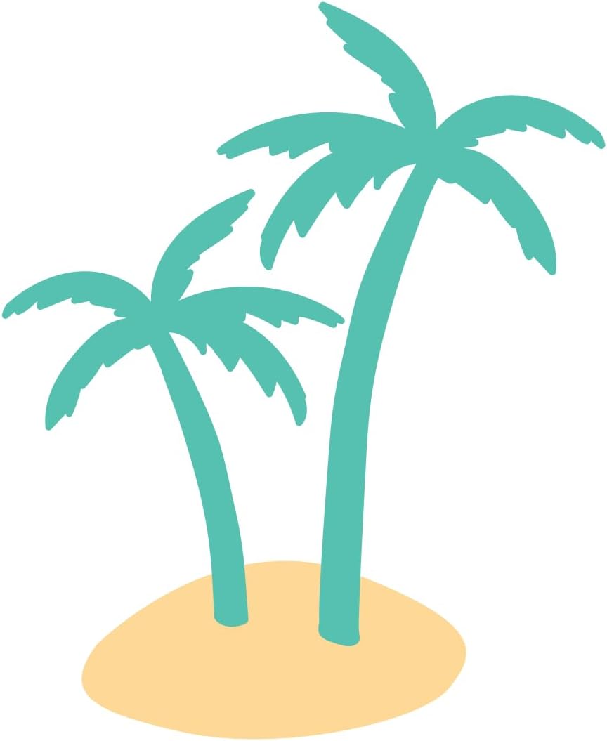 Inspirational Quote "Palm Tree" Motivational Sticker Vinyl Decal Motivation Stickers- 5" Vinyl Sticker Waterproof