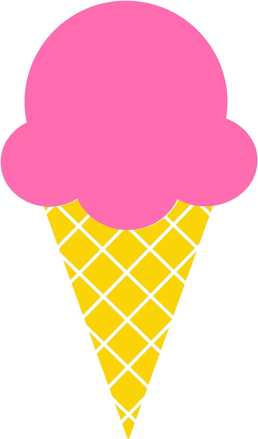 Inspirational Quote "Cone Icecream" Motivational Sticker Vinyl Decal Motivation Stickers- 5" Vinyl Sticker Waterproof