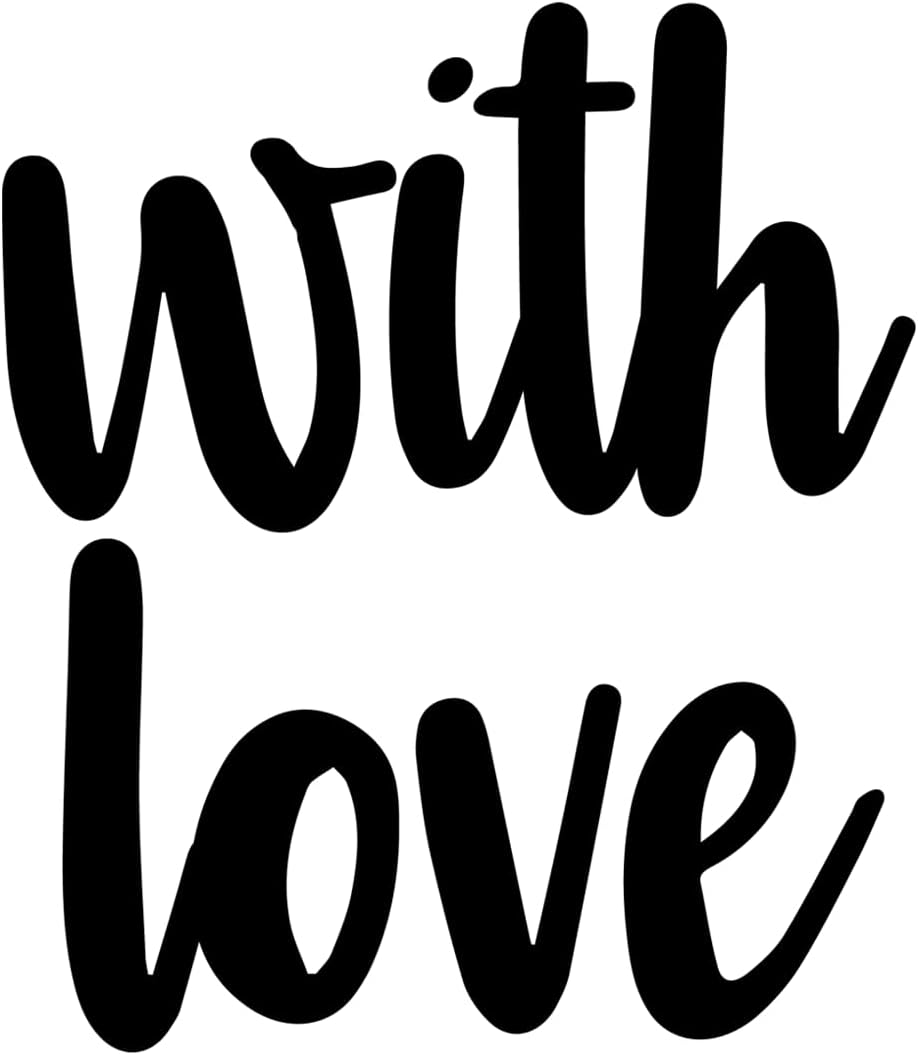 Inspirational Quote with Love Motivational Sticker Vinyl Decal Motivation Stickers- 5" Vinyl Sticker Waterproof