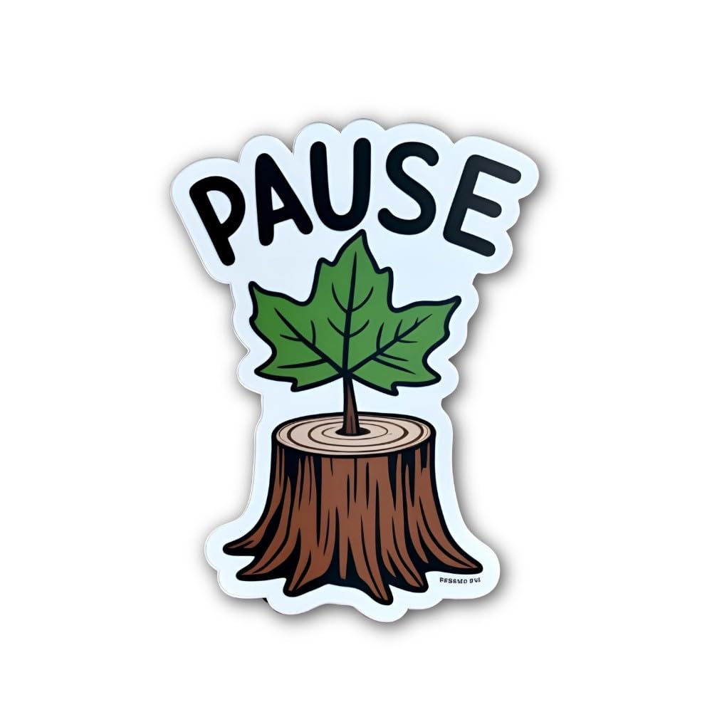 Be Alone, It's Peaceful Sticker - 5" Vinyl Sticker Waterproof