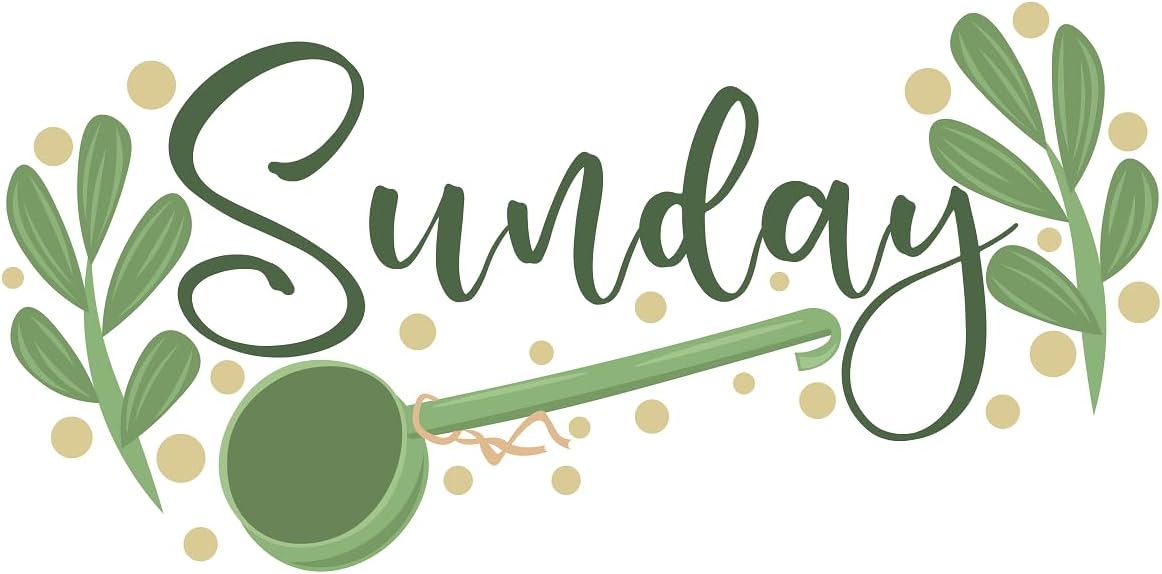 Inspirational Quote Sunday Spoon Style Sticker Motivational Sticker Vinyl Decal Motivation Stickers- 5" Vinyl Sticker Waterproof